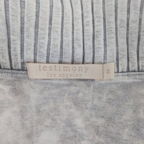 Testimony Los Angeles French Terry Open Cardigan, Medium - Picture 4 of 4